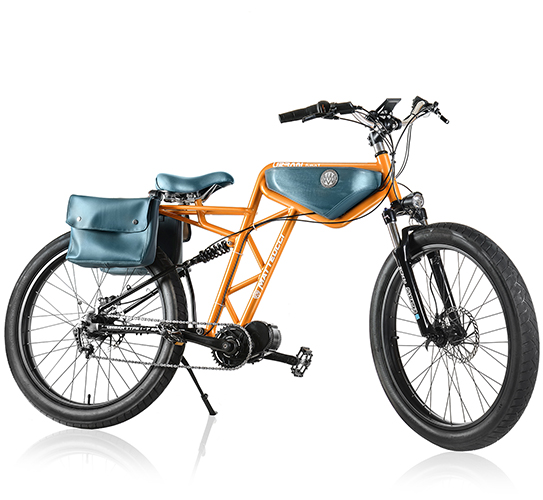 Matteucci Wonderbike Urban Type 1, full suspension con borse laterali
